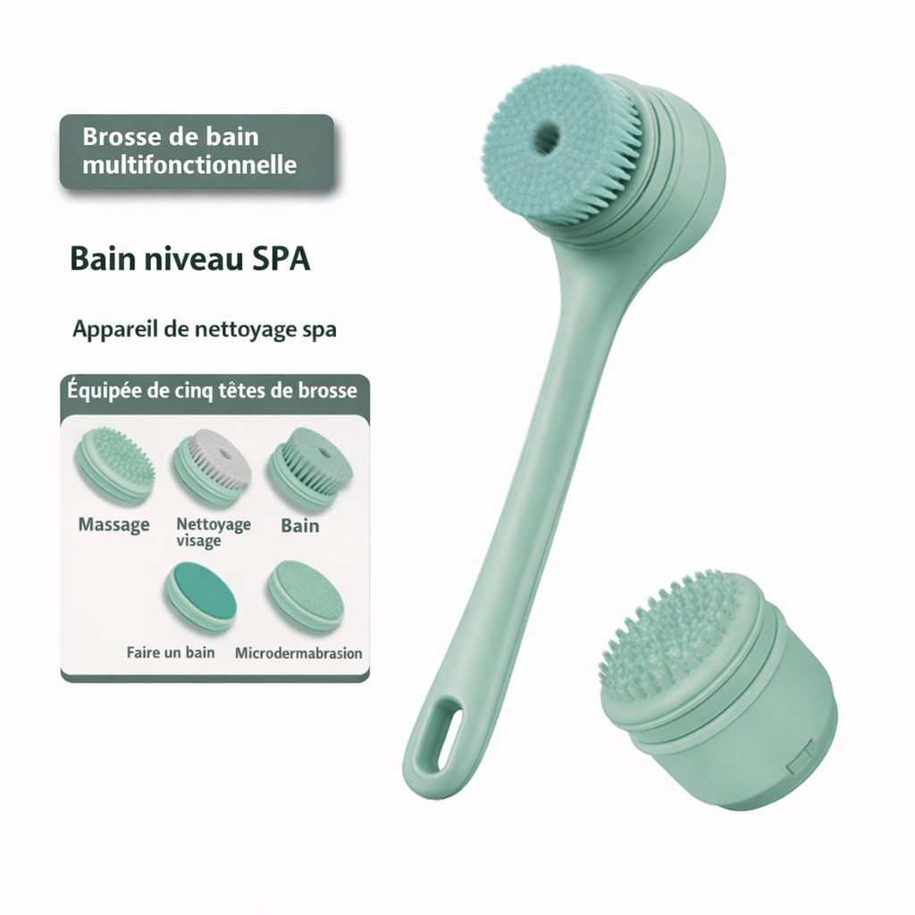 Lumera Brosse de Bain Électrique Automatique à Long Manche pour le Dos